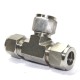 SS Tee Equal Connector Compression Double Ferrule OD Fitting Stainless Steel 304